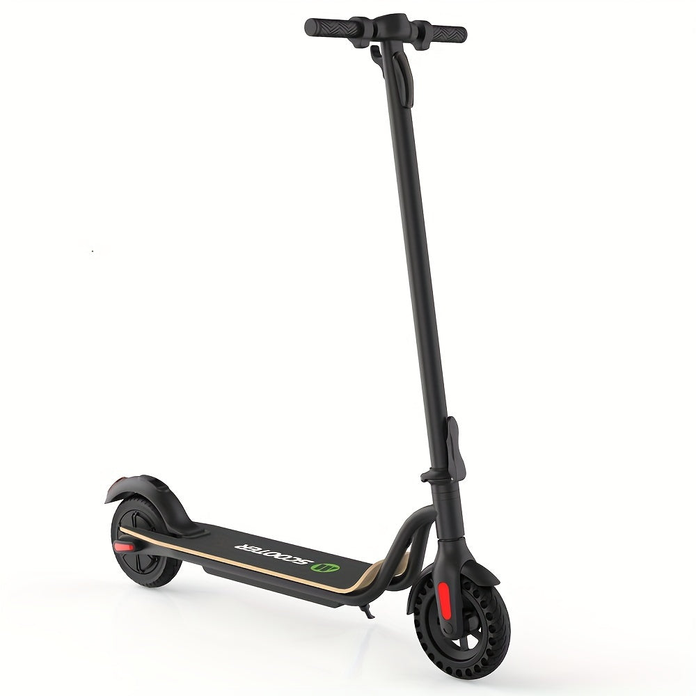 MEGAWHEELS S10 Lightweight & Foldable Electric Scooter With 8" Solid Wheels, Wood Pedal, 7.8AH Battery, Supports 25km/h Max Speed, 3 Speed Modes And 18-22km Long Range, The Electric Motor Scooter Is A Perfect Choice As Christ