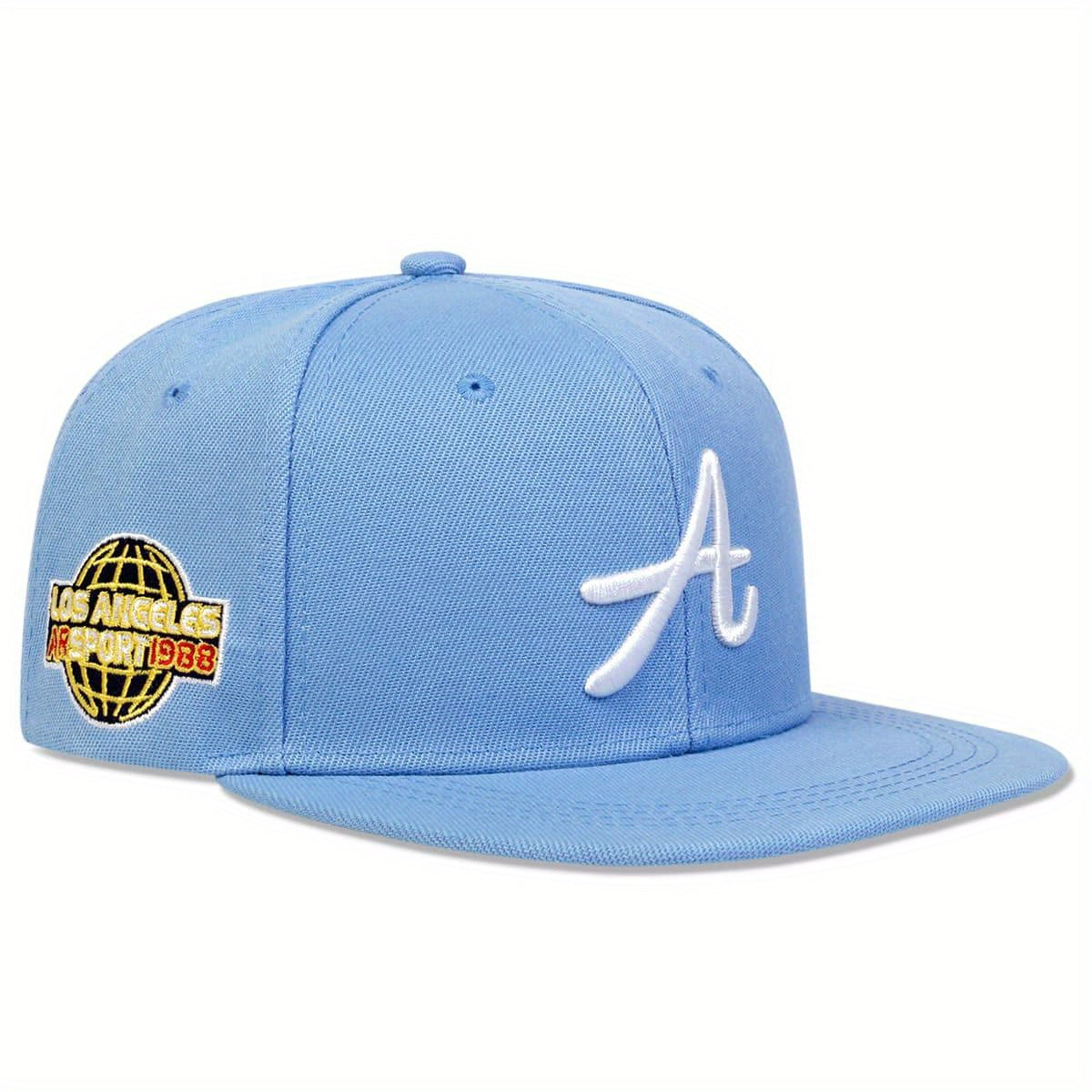Stylish LA Embroidered Baseball Cap - Adjustable Snapback, Sunshade, Casual Hip Hop Design, Unisex Dad Hat for Women and Men - Perfect for Outdoor Activities