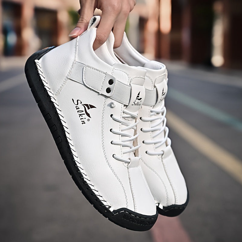 New Arrival Handmade Ankle Men's Business Casual Shoes Outdoor Spring And Fall Ankle Boots Breathable Men's Shoes