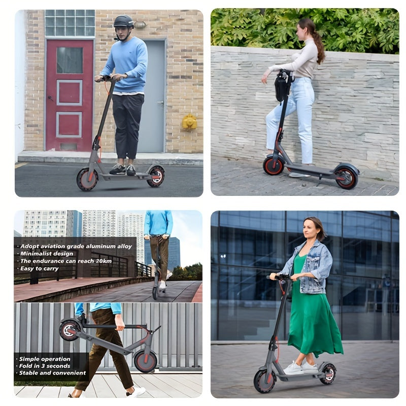 Adult 8.5 Inch Electric Scooter With 400-550W Motor, Folding Electric Scooter Long Range, Electric Scooter With Max 20 MPH Speed, Portable Folding Electric Scooter, Smart Electric Scooter For Adult Commuting And Travel
