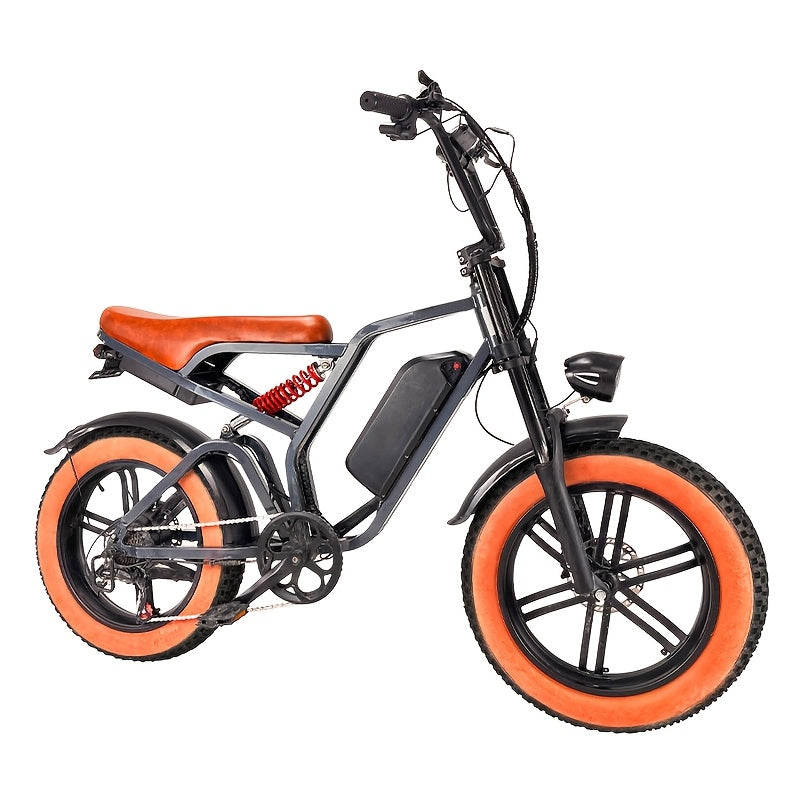 Folding Electric Bike - Powerful Motor, Fast Speed, 14-inch Tires, Commuter-friendly, Light Weight, Long-lasting Battery