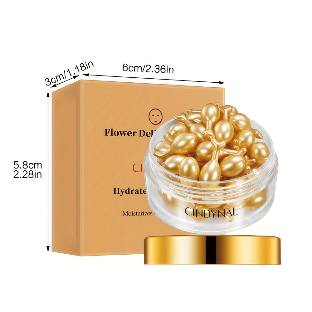 Hydrating Facial Serum Gel, Moisturizing & Hypoallergenic, Fragrance-Free with Glycerin for All Skin Types, Essence Cream, Capsule