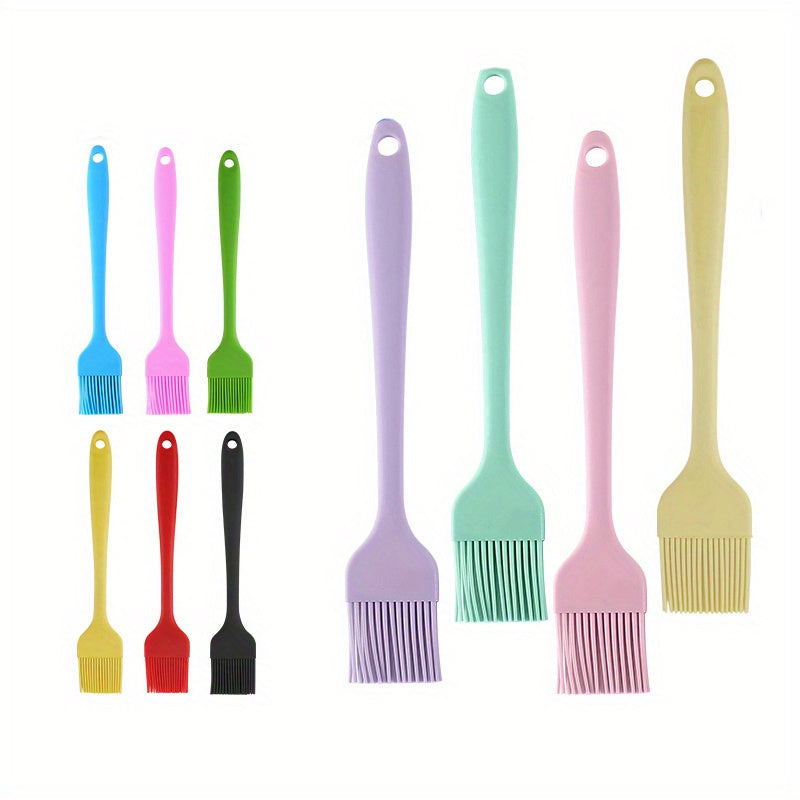 1pc, Oil Brush, Silicone Baking Brush, Portable Barbecue Brush, Household Oil Brush For Baking Cooking, Creative Oil Brush For BBQ Baking, Basting Brush For Kitchen BBQ, Kitchen Stuff, Kitchen Accessaries
