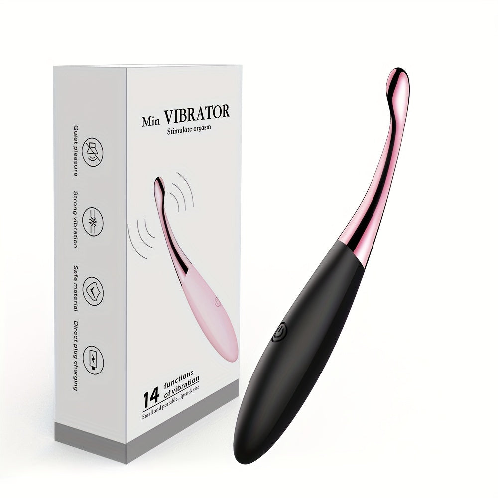 14 Frequency Female Masturbation Point Pen, Vibrator, Stimulator, Portable Handheld Female Vibrator, G-spot Breast Massage Masturbation Point Vibrator