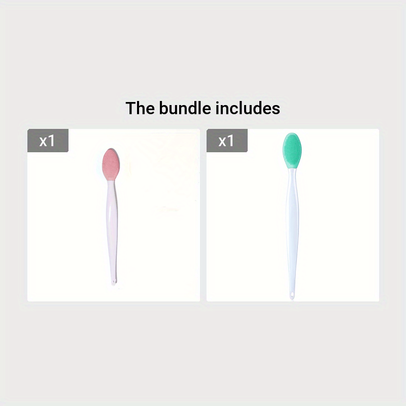 1pc Silicone Pore Brush, Exfoliate Your Large & Visible Pores With This Facial Brush, Double-Sided Black Head Cleaning Tool, Beauty & Skincare Accessories