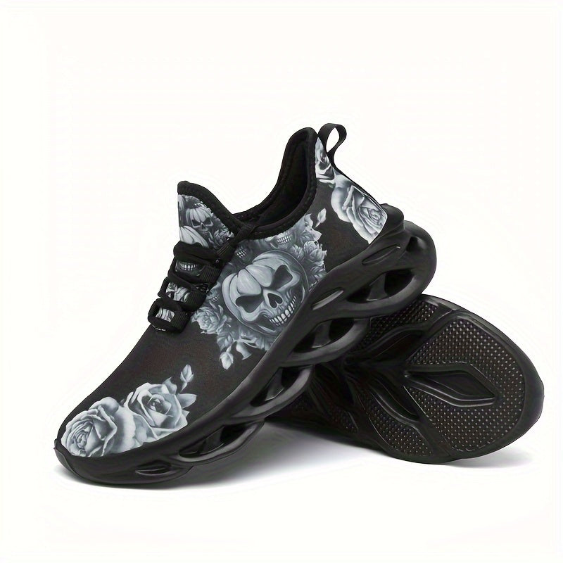 Men's Fashion Casual Halloween Skull Quirky Street Style Men's Shoes