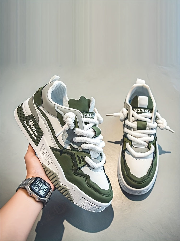 Men'S Shoes Summer New All-match Thick-soled Casual Flat Shoes Men'S Youth Sports Trendy Shoes