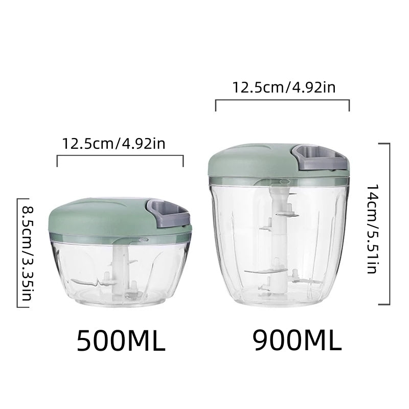 1pc, Vegetable Cutter, Multifunctional Garlic Masher, Manual Food Chopper, Vegetable Chopper, Creative Garlic Crusher, Meat Masher, Kitchen Stuff, Kitchen Gadgets Kitchen Accessories