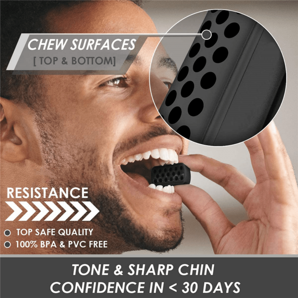 Tone Your Jawline & Reduce Double Chin with Facial Jaw Exerciser Gym Ball!