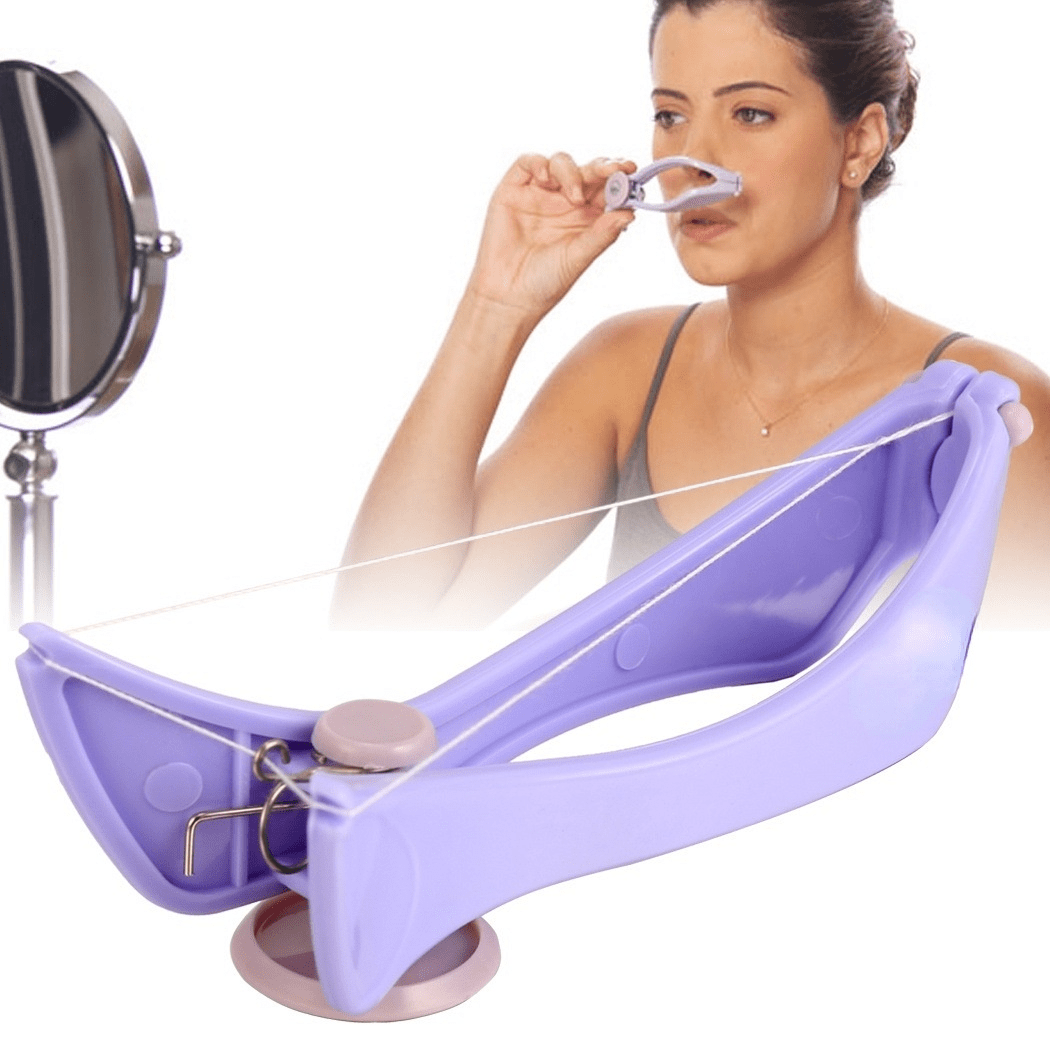 Painless Facial Hair Removal with Spring Threading Epilator for Women - Perfect for Cheeks, Eyebrows, and More