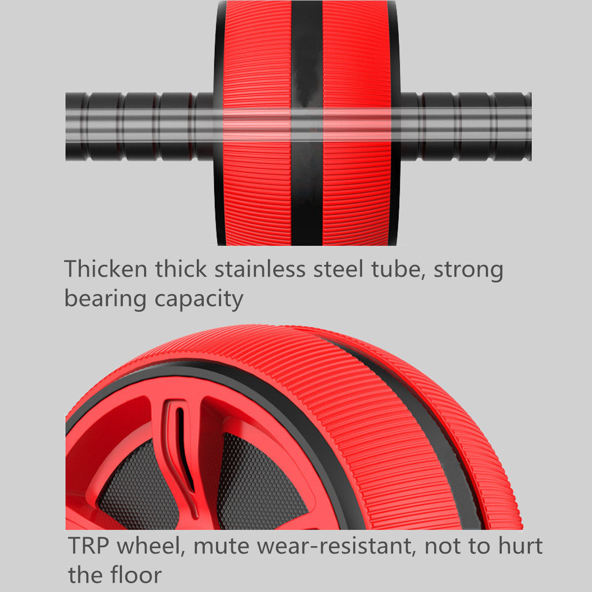 Ab Roller Wheel - Core Trainer for Full Body Workout - Fitness Equipment for Abs, Arms, and Back - Strengthen and Tone Your Muscles