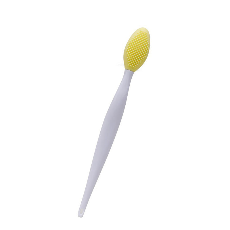 1pc Silicone Pore Brush, Exfoliate Your Large & Visible Pores With This Facial Brush, Double-Sided Black Head Cleaning Tool, Beauty & Skincare Accessories
