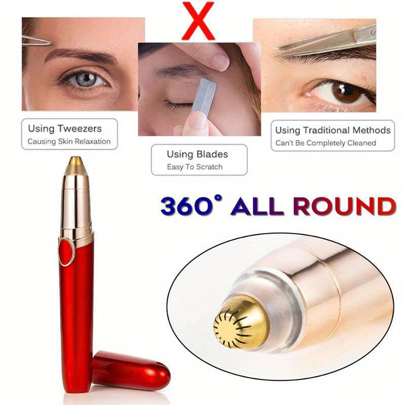 Eyebrow Hair Remover, Eyebrow Razor, Flawless & Pain-Free Eyebrow Facial Hair Removal For Women & Men, Fast And Easy Hair Trimmer