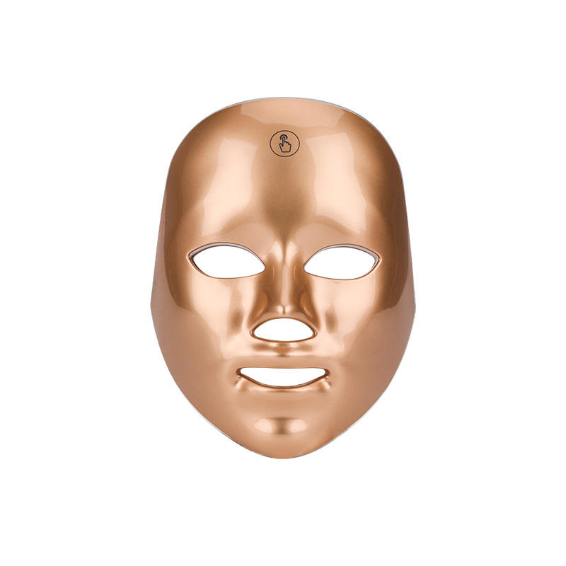 Radiant 7-Color LED Facial Mask - Intuitive Touch Control - Rechargeable via USB - The Ultimate Romantic Gift for Moms, Girlfriends, and Women on Valentines Day or Birthday