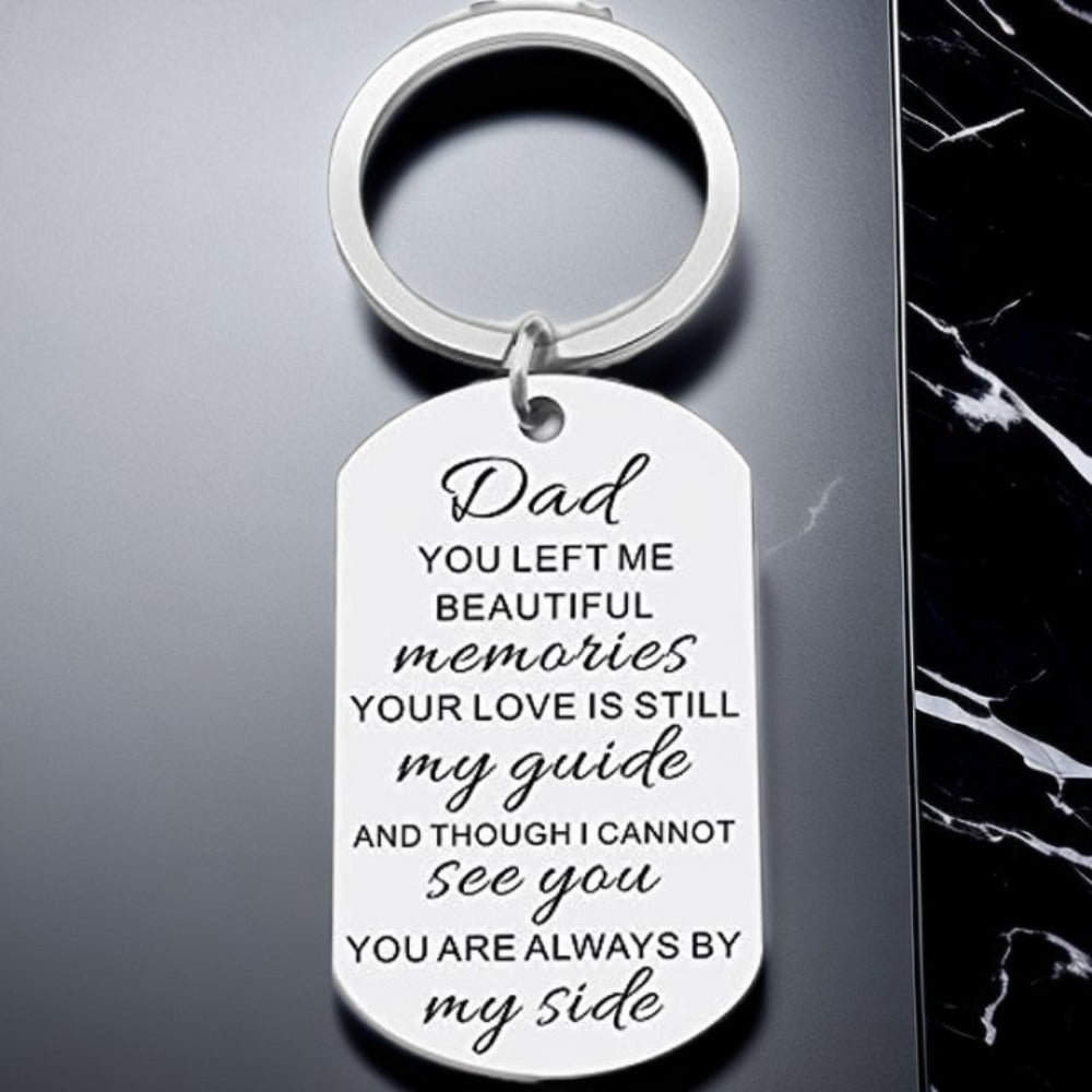 1pc, Dad Memorial Gifts For Loss Of Father-Remembrance Sympathy Gift For Dad Keychain In Memory Of Daddy Grievingchristmas/halloween/Thanksgiving Daychristmas/halloween/Thanksgiving Day