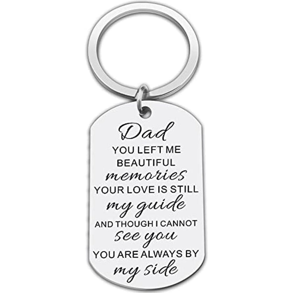 1pc, Dad Memorial Gifts For Loss Of Father-Remembrance Sympathy Gift For Dad Keychain In Memory Of Daddy Grievingchristmas/halloween/Thanksgiving Daychristmas/halloween/Thanksgiving Day
