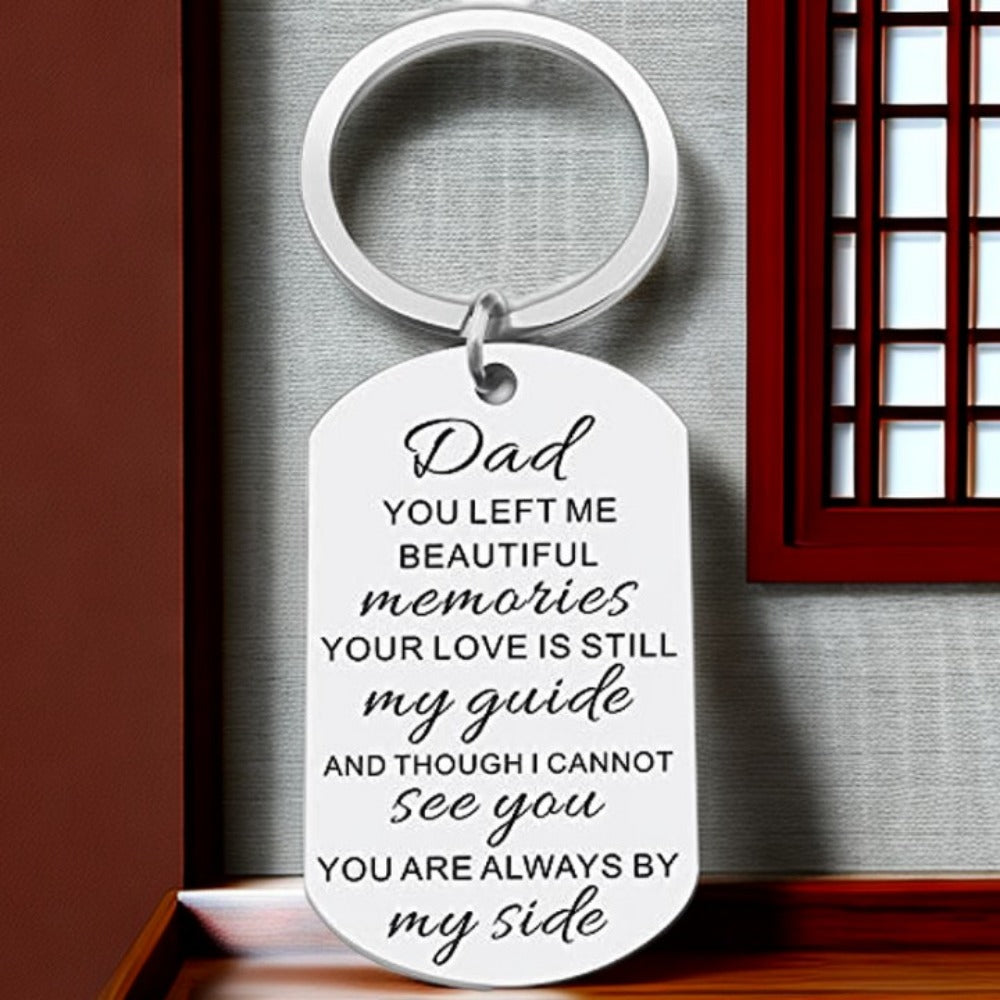 1pc, Dad Memorial Gifts For Loss Of Father-Remembrance Sympathy Gift For Dad Keychain In Memory Of Daddy Grievingchristmas/halloween/Thanksgiving Daychristmas/halloween/Thanksgiving Day