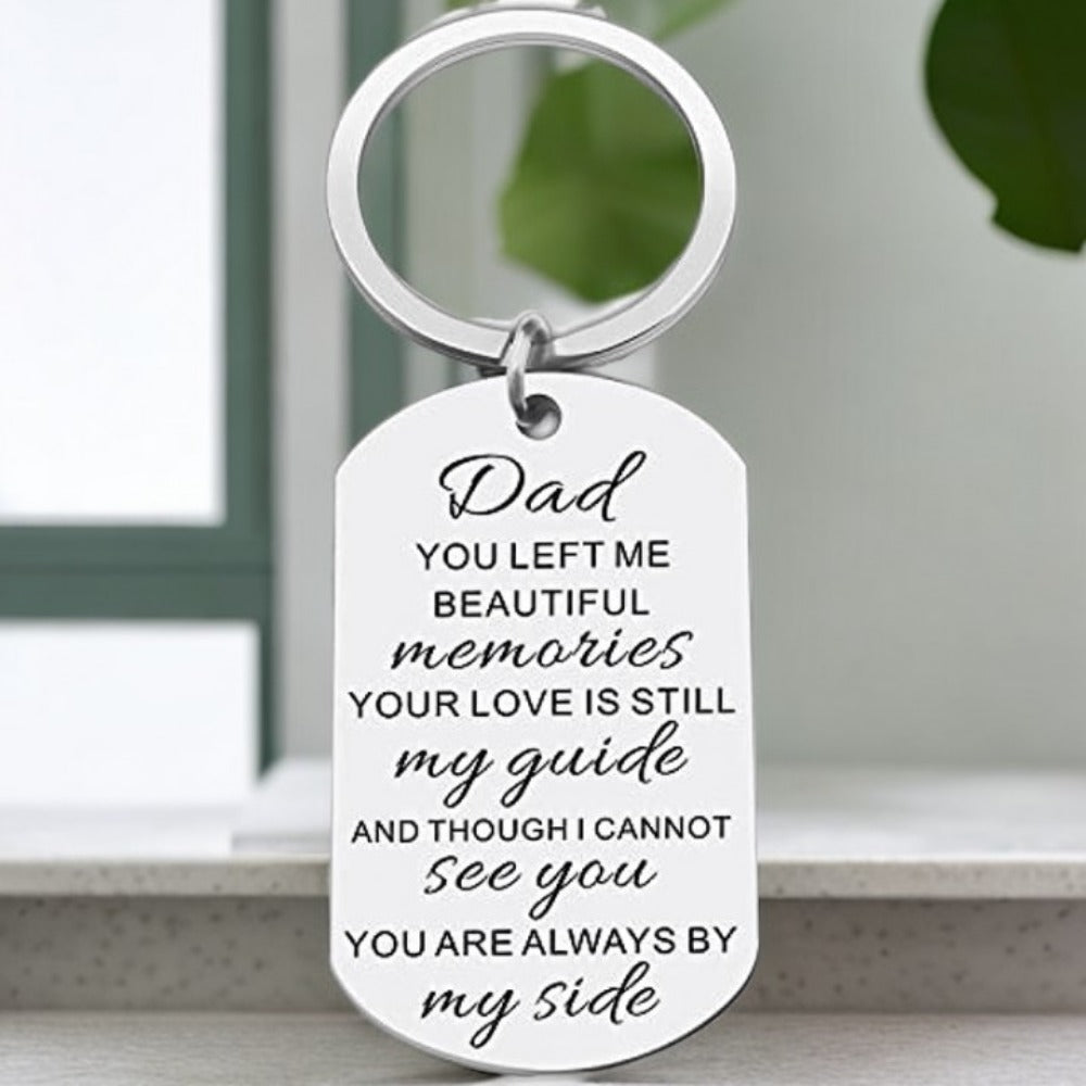 1pc, Dad Memorial Gifts For Loss Of Father-Remembrance Sympathy Gift For Dad Keychain In Memory Of Daddy Grievingchristmas/halloween/Thanksgiving Daychristmas/halloween/Thanksgiving Day