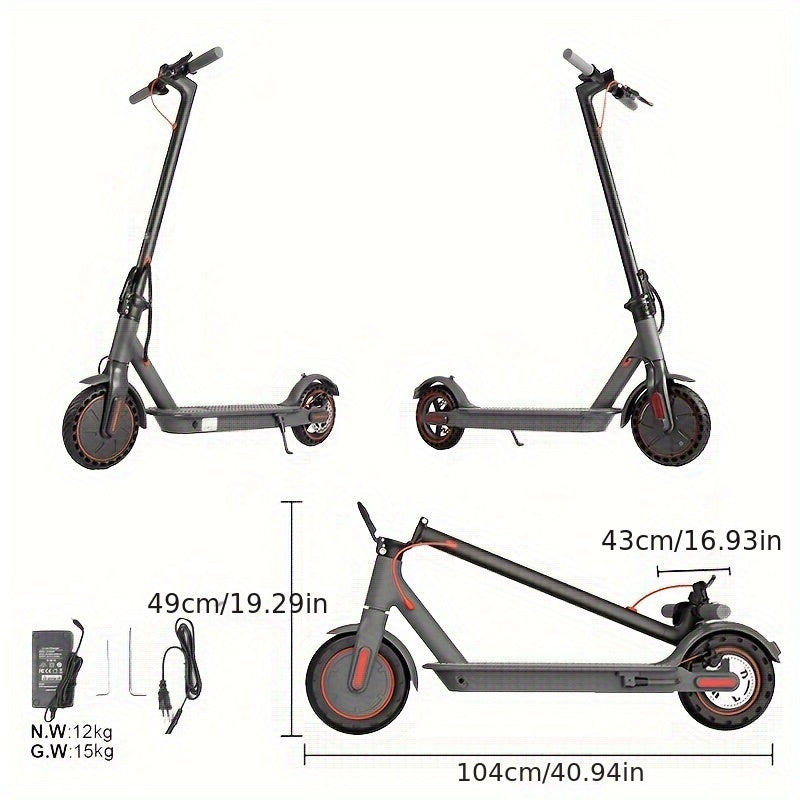 Adult 8.5 Inch Electric Scooter With 400-550W Motor, Folding Electric Scooter Long Range, Electric Scooter With Max 20 MPH Speed, Portable Folding Electric Scooter, Smart Electric Scooter For Adult Commuting And Travel