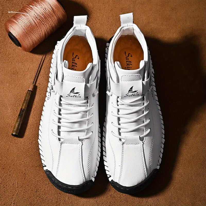 New Arrival Handmade Ankle Men's Business Casual Shoes Outdoor Spring And Fall Ankle Boots Breathable Men's Shoes