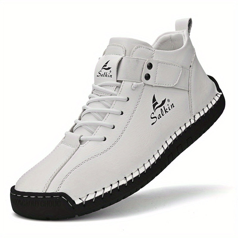 New Arrival Handmade Ankle Men's Business Casual Shoes Outdoor Spring And Fall Ankle Boots Breathable Men's Shoes