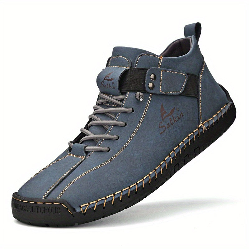 New Arrival Handmade Ankle Men's Business Casual Shoes Outdoor Spring And Fall Ankle Boots Breathable Men's Shoes