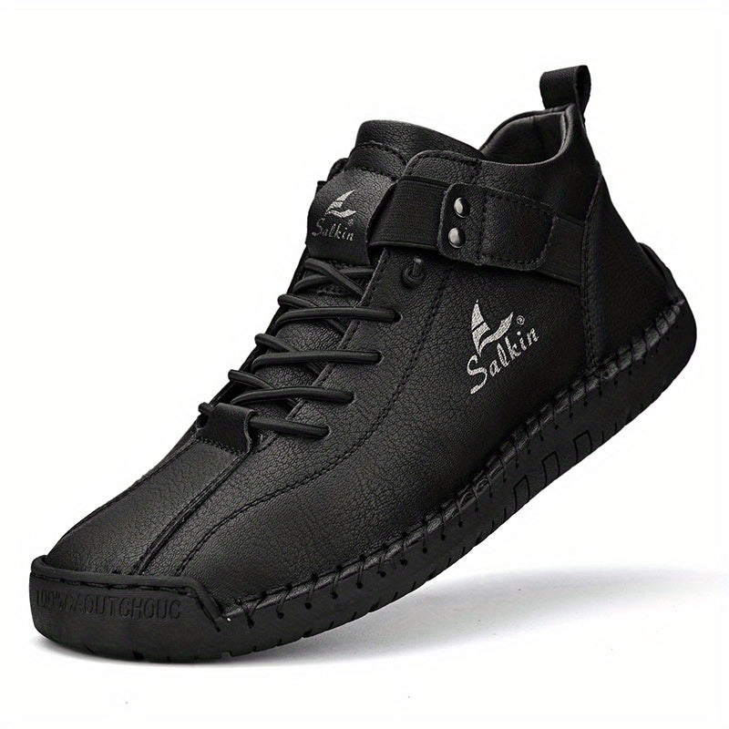 New Arrival Handmade Ankle Men's Business Casual Shoes Outdoor Spring And Fall Ankle Boots Breathable Men's Shoes