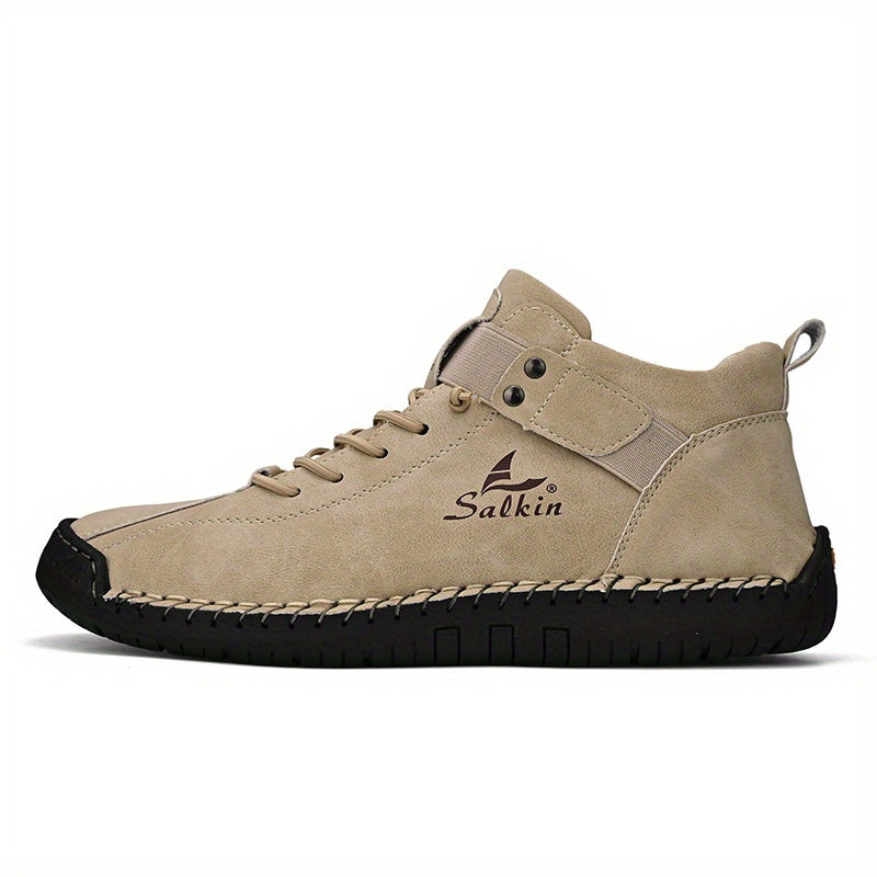 New Arrival Handmade Ankle Men's Business Casual Shoes Outdoor Spring And Fall Ankle Boots Breathable Men's Shoes