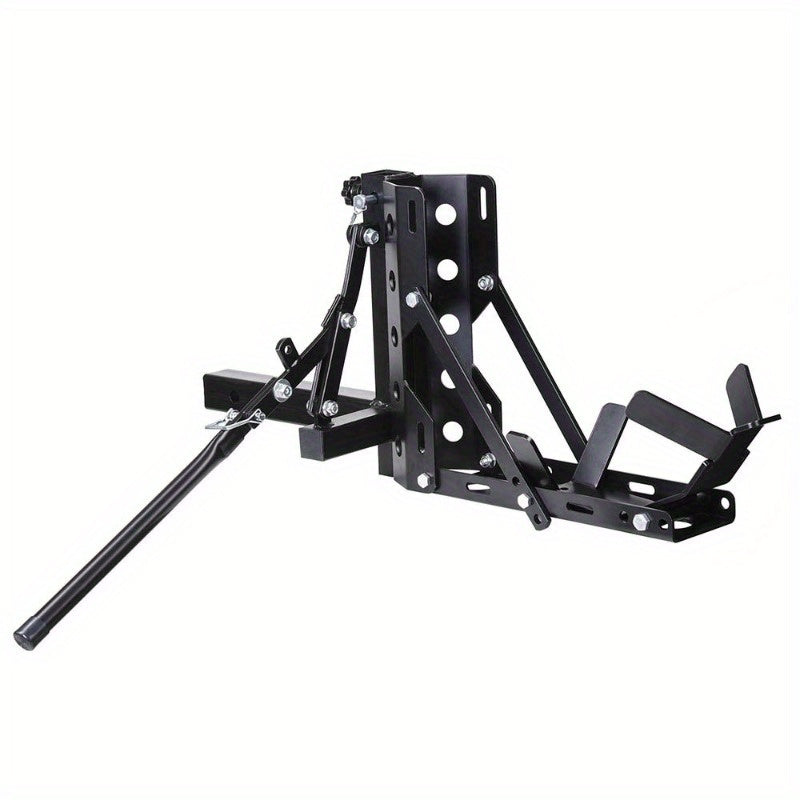 Motorcycle Trailer Hitch Scooter Dirt Bike Carrier Hauler Hitch Mount Rack With Straps Adjustable Height Strong Metal, Automotive Automatic Transmission Parts