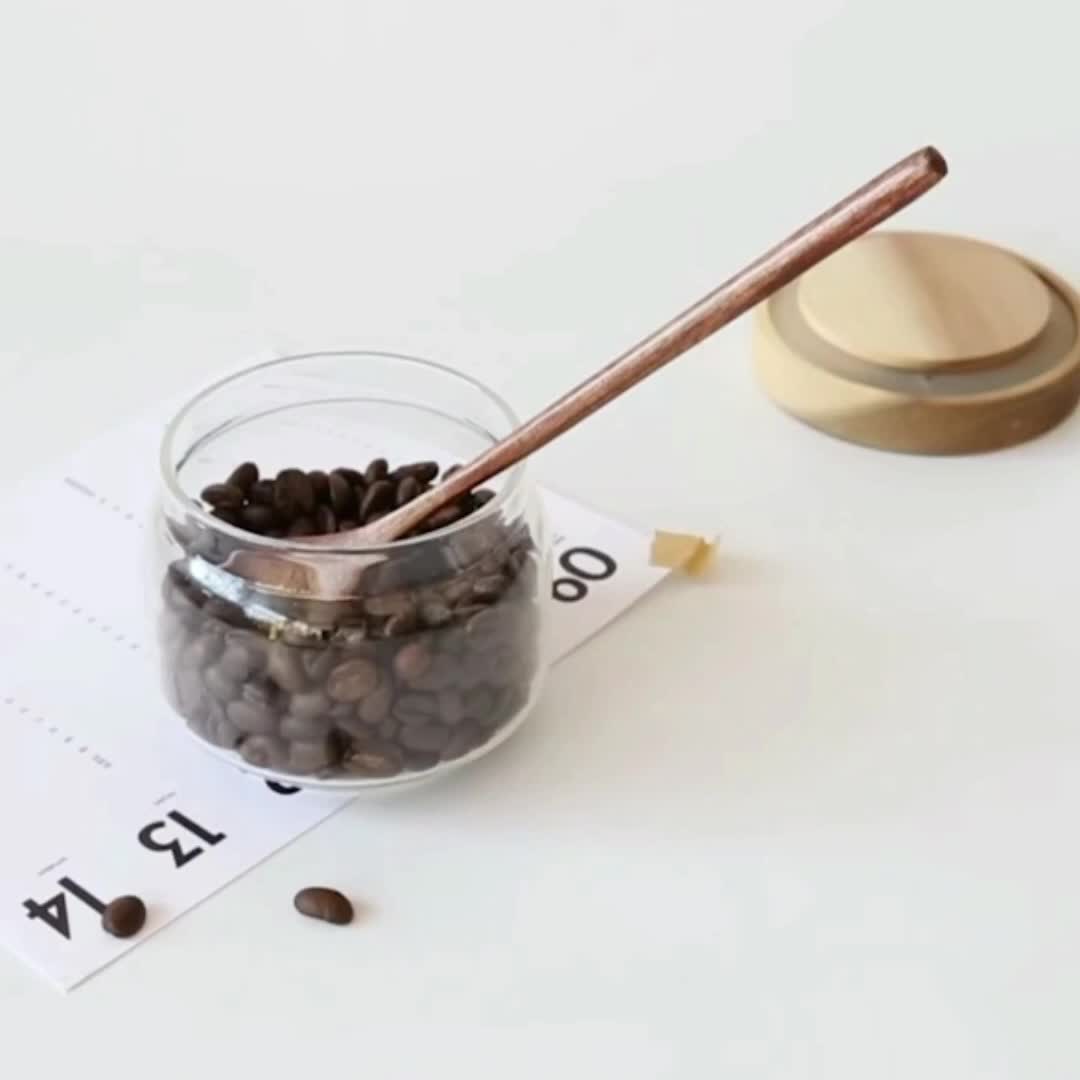 10pcs Wooden Spoon, Wooden Coffee Spoons Long Handle Wooden Mixing Spoon Long Handle Wooden Teaspoon Handmade Wood Stirring Spoon For Kitchen Stirring