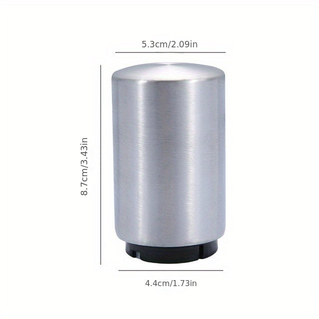 Automatic Beer Bottle Opener,Magnet Beer Opener,Stainless Steel Push Down Opener Wine Beer Soda Cap Opener Kitchen Accessories,Creative Kitchen Tool Magnetic Automatic Press Lid Opener Portable Bar Gadgets,Household Labor-Sav