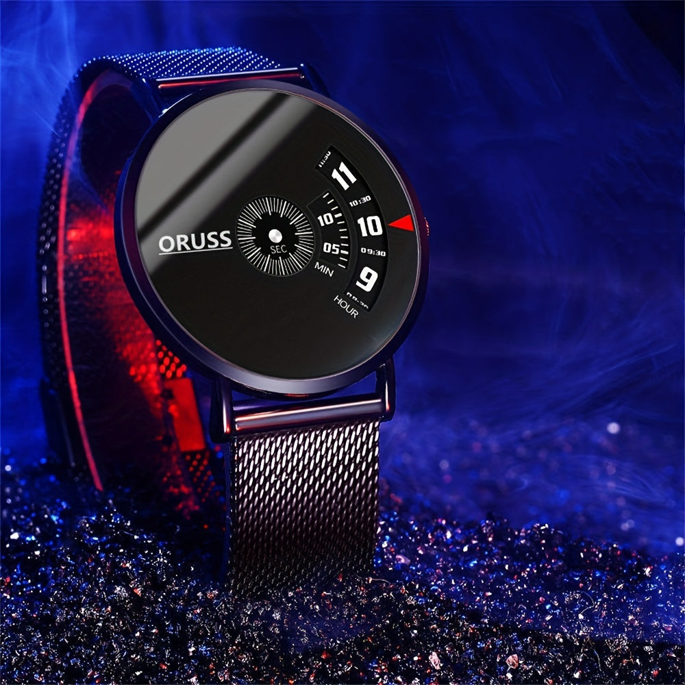New men's watch high-grade handsome fashion personality trend everything cool durable business kinematic male watch