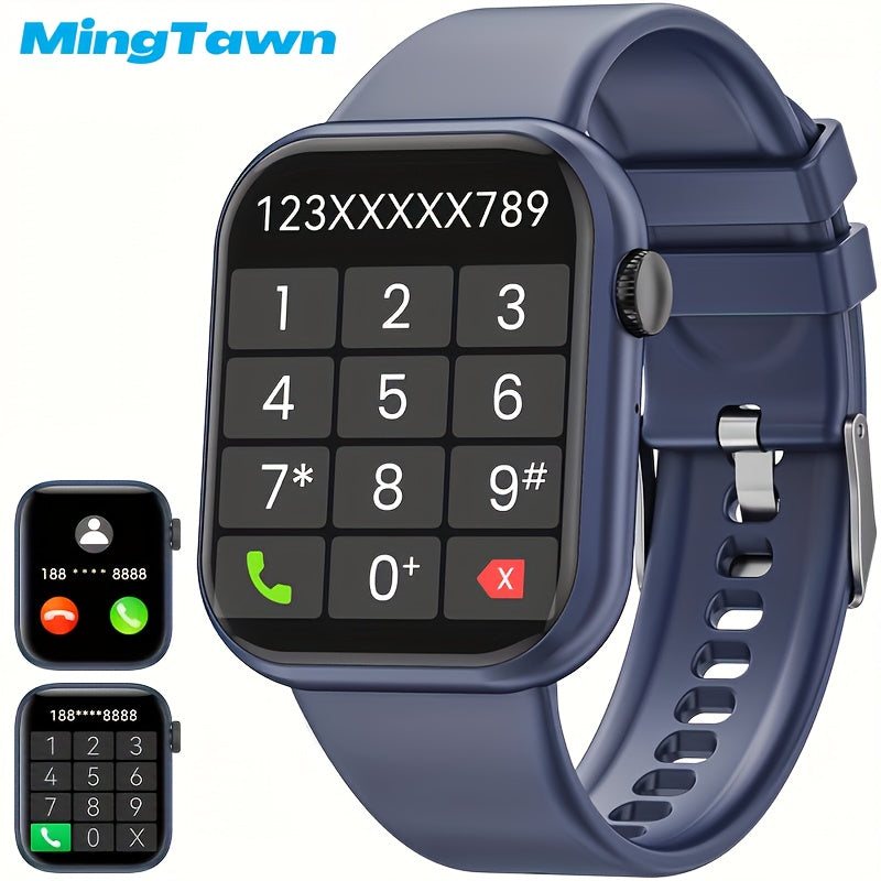 Mingtawn Smart Watch, Capable of Wireless Calls (Answering And Hanging Up), Features Various Sports Modes, Activity Tracking, Suitable for Both Men And Women, with a 1.85-Inch HD Screen. Over 100 Workout Options Available.