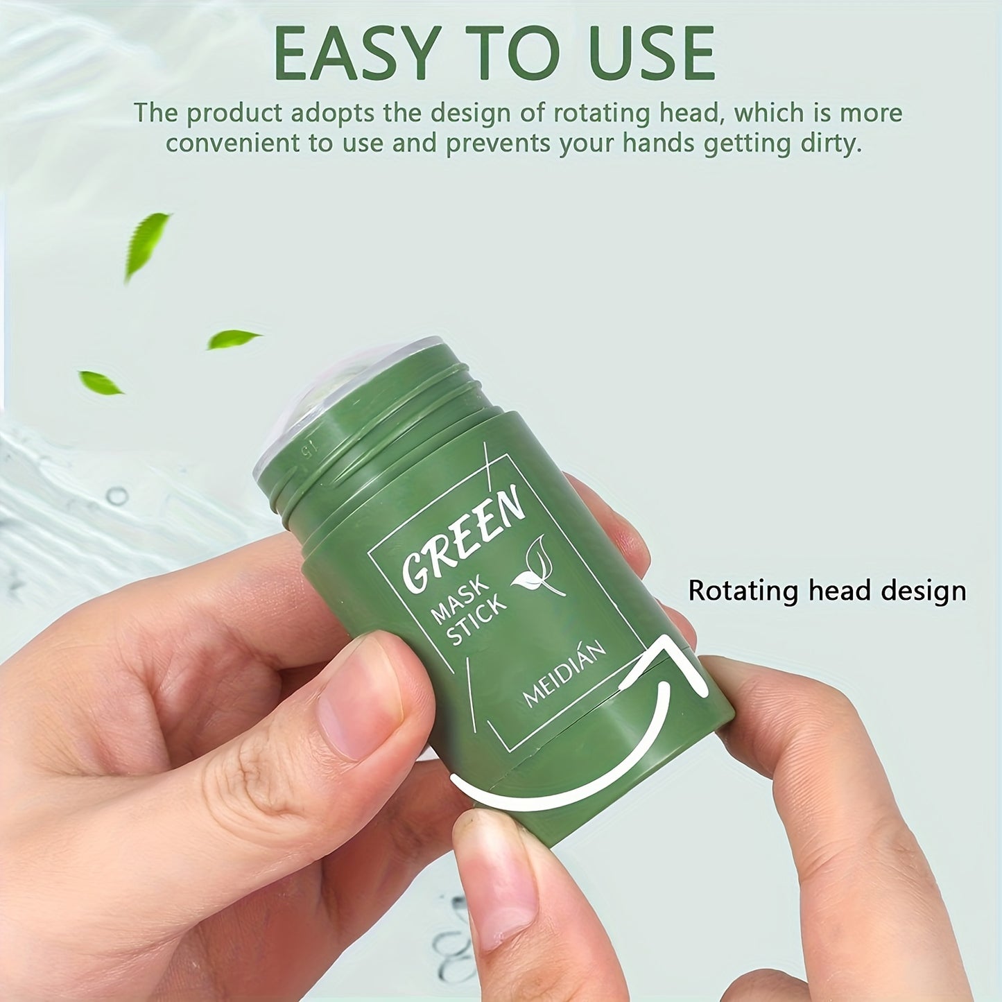 2pcs, 4pcs, Deep Cleansing Green Tea Mask Stick, Green Mask Stick, Facial Hydrating, Deep Pore Cleansing, Green Tea Mask For All Skin Types