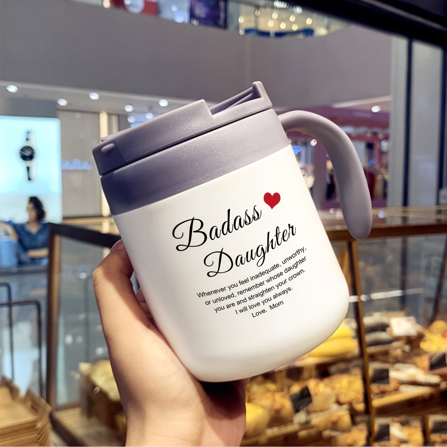 Daughter Gift From Mom/Dad, Funny Gifts For Daughter From Mother/Father Coffee Mug - To My Daughter Cup - Christmas Mothers Day Birthday Gift Ideas For Daughter - Unique Gifts For Adult Daughter