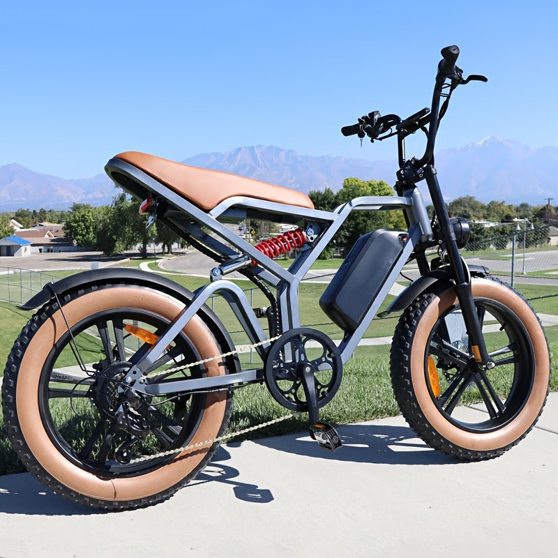 Folding Electric Bike - Powerful Motor, Fast Speed, 14-inch Tires, Commuter-friendly, Light Weight, Long-lasting Battery