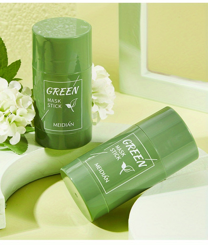 2pcs, 4pcs, Deep Cleansing Green Tea Mask Stick, Green Mask Stick, Facial Hydrating, Deep Pore Cleansing, Green Tea Mask For All Skin Types