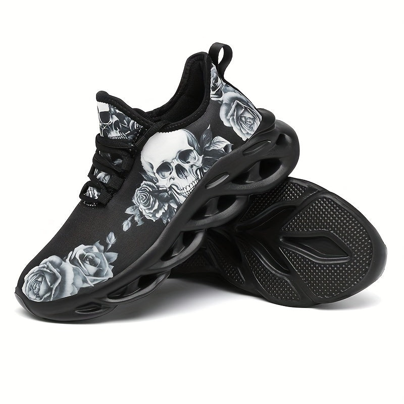 Men's Fashion Casual Halloween Skull Quirky Street Style Men's Shoes
