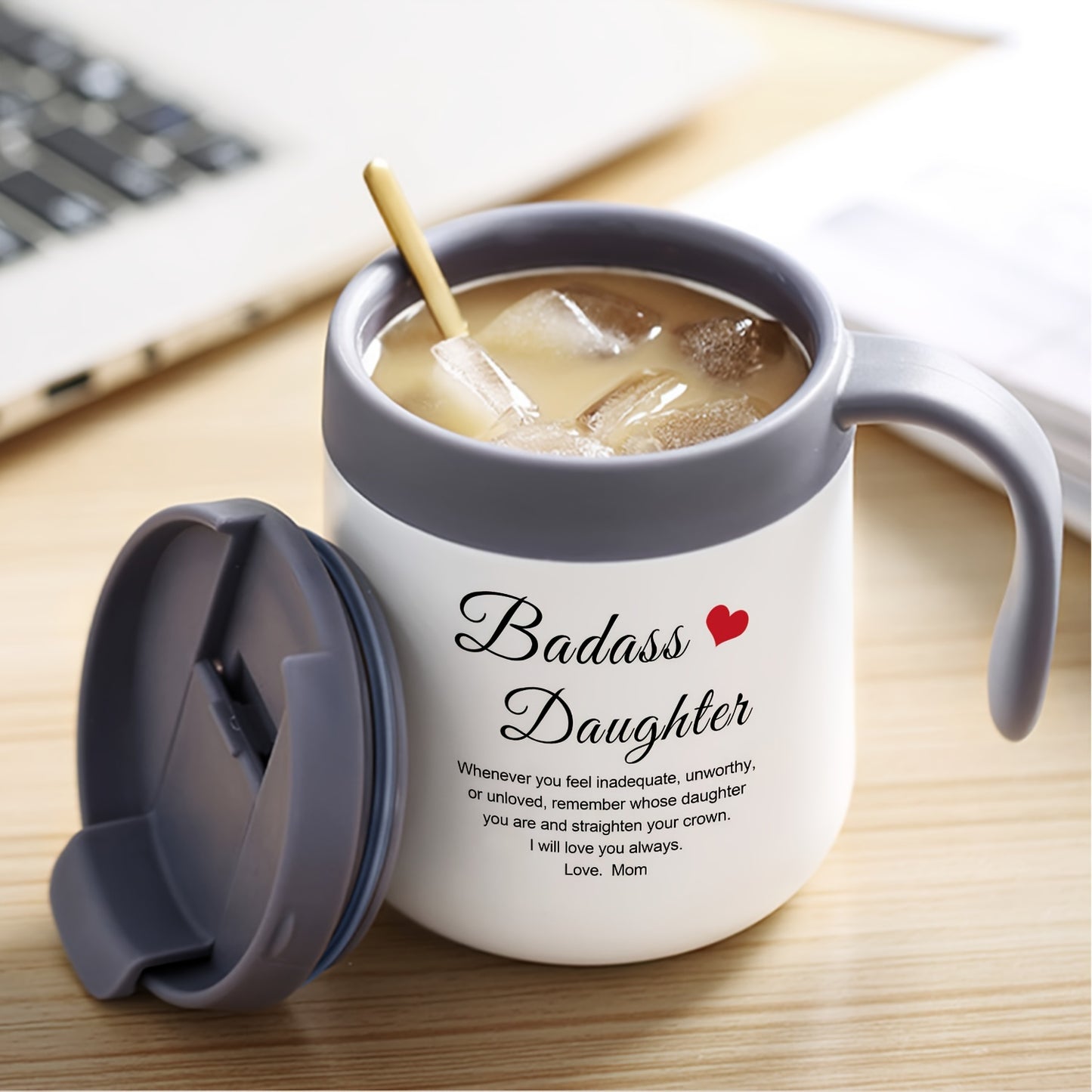 Daughter Gift From Mom/Dad, Funny Gifts For Daughter From Mother/Father Coffee Mug - To My Daughter Cup - Christmas Mothers Day Birthday Gift Ideas For Daughter - Unique Gifts For Adult Daughter
