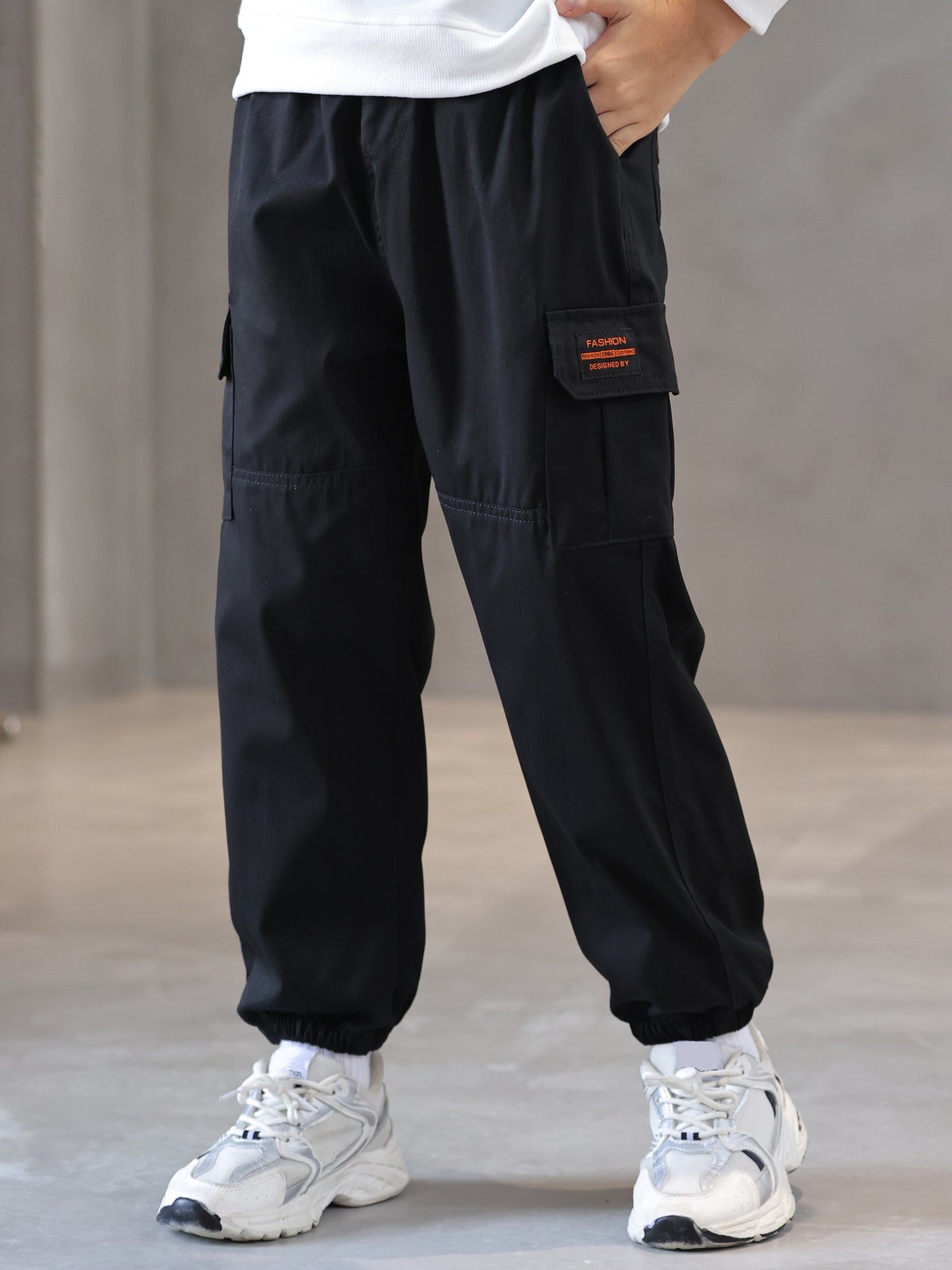 Boys Cargo Trouser Joggers, Kids Autumn & Spring Clothes