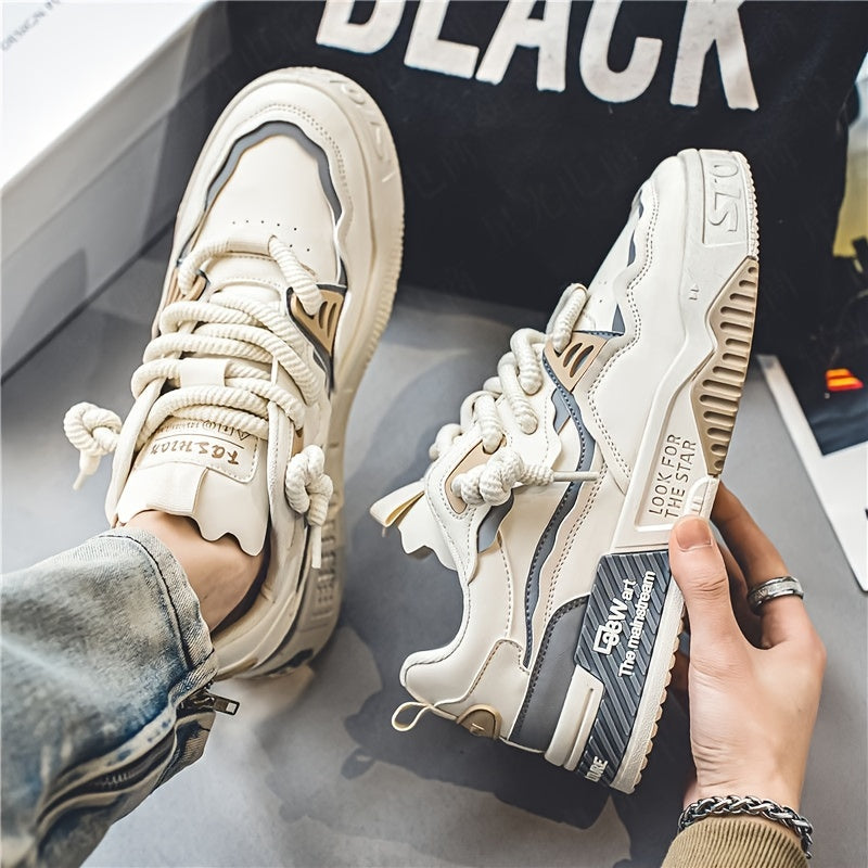 Men'S Shoes Summer New All-match Thick-soled Casual Flat Shoes Men'S Youth Sports Trendy Shoes