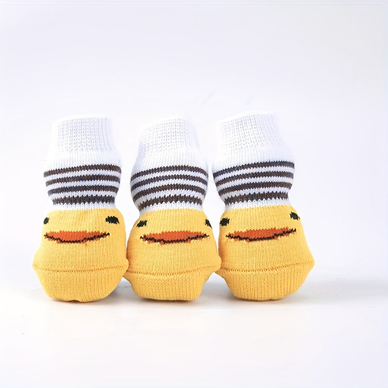Dog Socks Autumn and Winter Models Anti-slip, Anti-claw, Anti-dirt, Anti-freeze Teddy, Corgi, Cat, Pet Socks