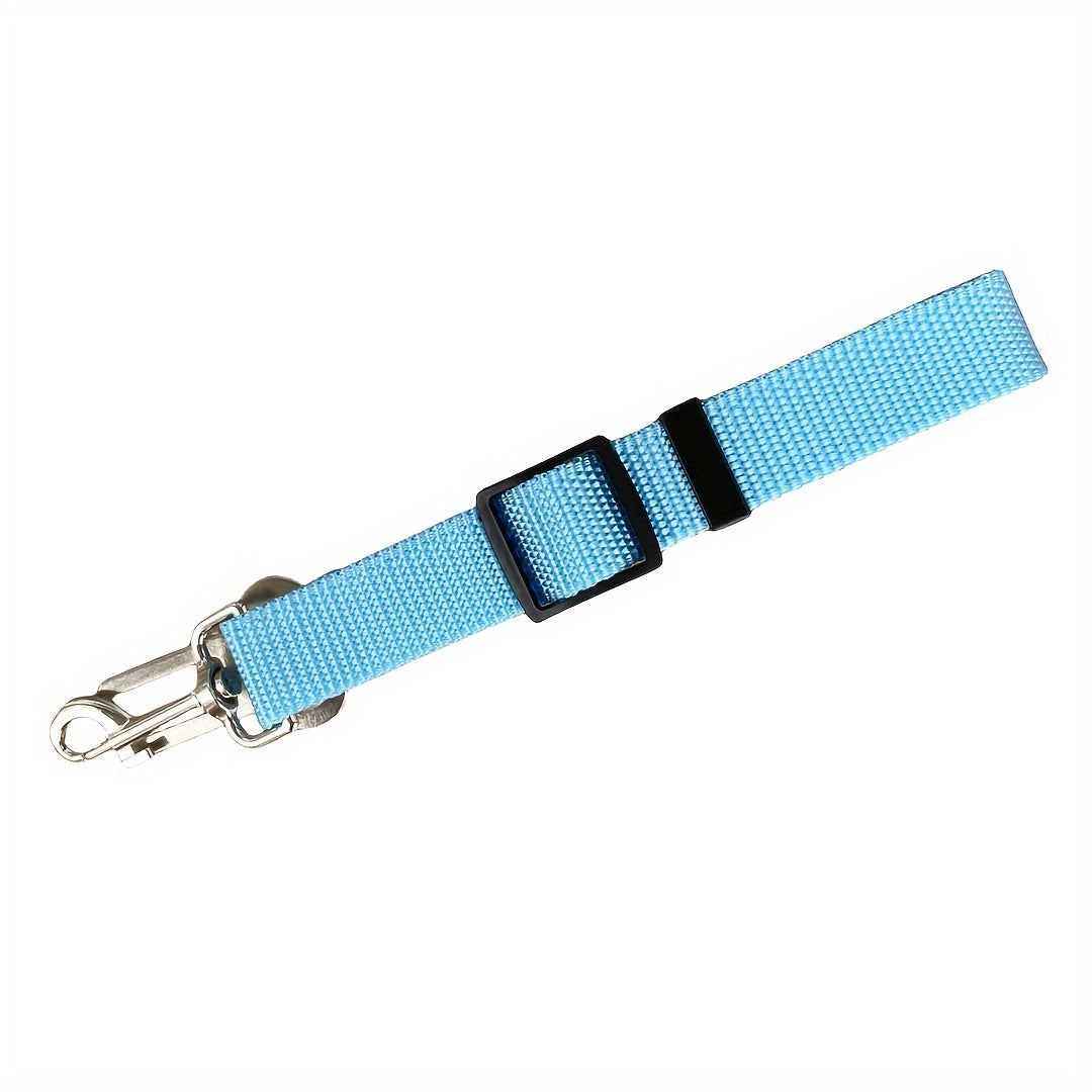 Retractable Pet Car Leash with Safety Buckle - Securely Restrain Dogs and Cats During Car Rides