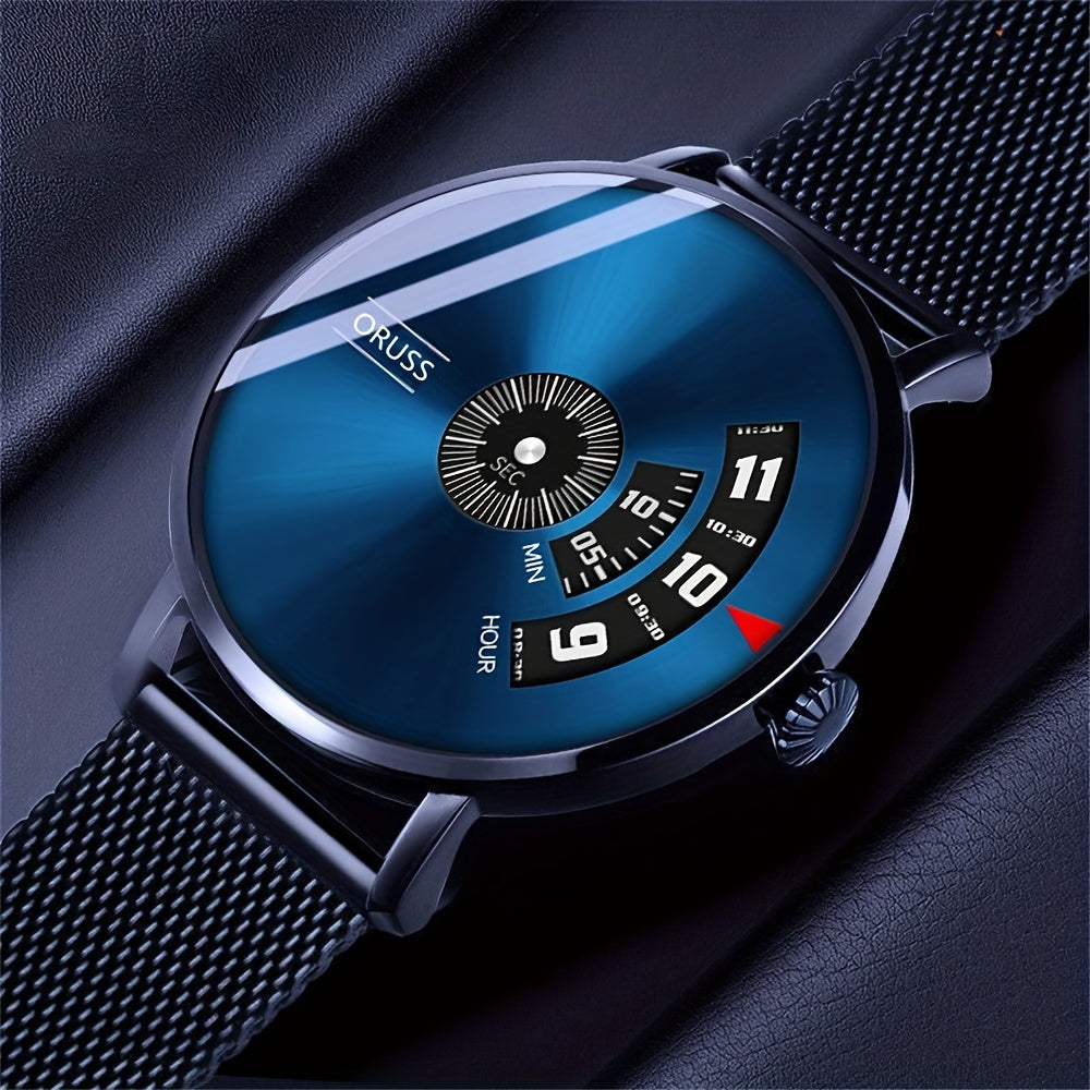 New men's watch high-grade handsome fashion personality trend everything cool durable business kinematic male watch