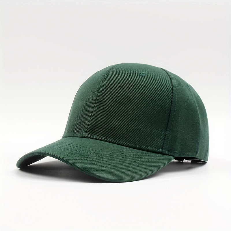 Solid Color Baseball Cap Lightweight Simple Casual Couple Dad Hats Unisex Sun Hats For Women & Men