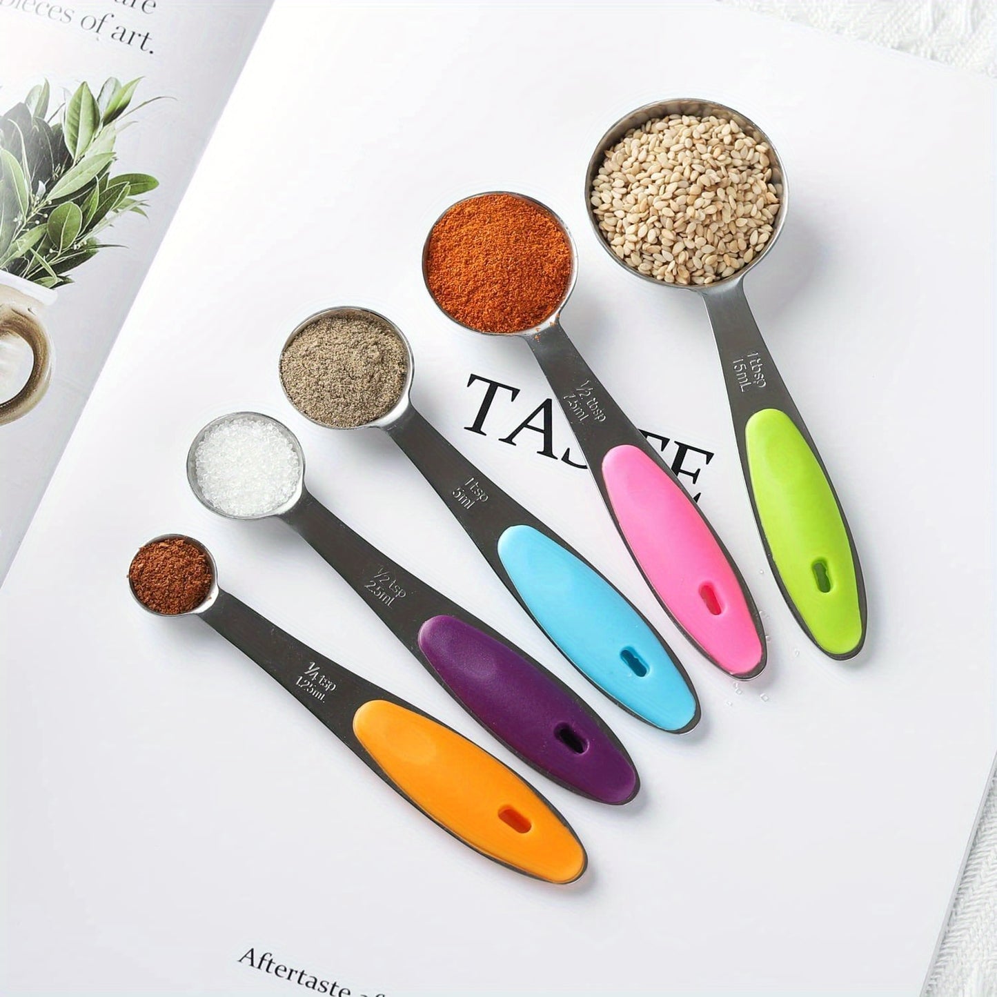 5pcs/8pcs/13pcs, Measuring Cups And Spoons, 8pcs Stainless Steel Measuring Cups, 5pcs Spoons, For Dry And Liquid Ingredient, Kitchen Gadgets, Kitchen Stuff, Kitchen Accessories, Home Kitchen Items