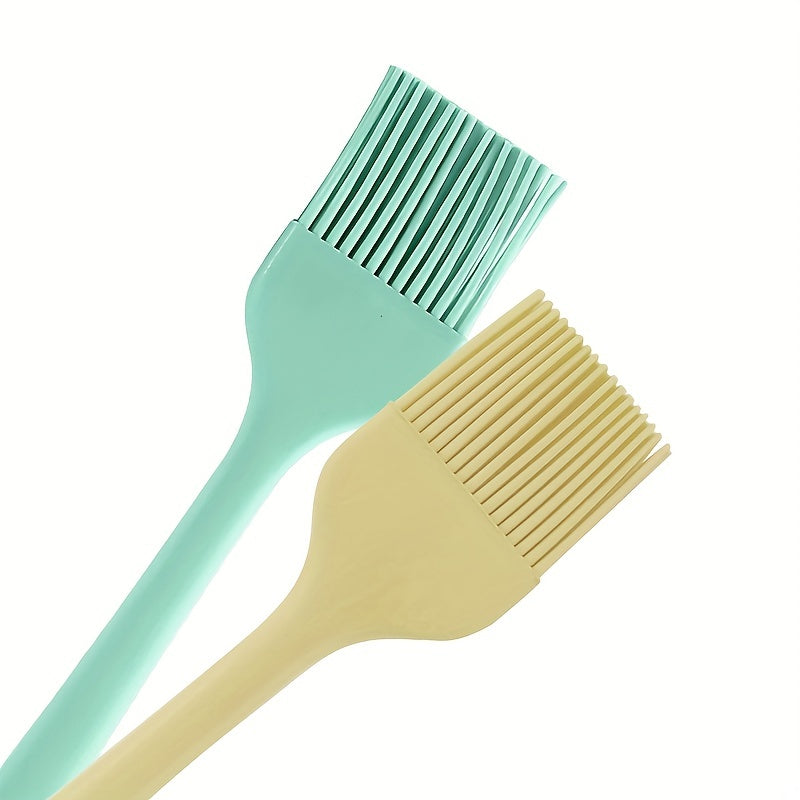 1pc, Oil Brush, Silicone Baking Brush, Portable Barbecue Brush, Household Oil Brush For Baking Cooking, Creative Oil Brush For BBQ Baking, Basting Brush For Kitchen BBQ, Kitchen Stuff, Kitchen Accessaries