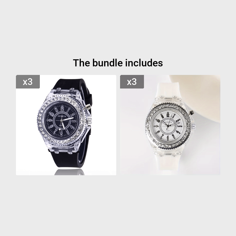 Stylish Quartz Sports Watch for Women - Luminous Display, Elegant Transparent Design & Comfortable Silicone Strap