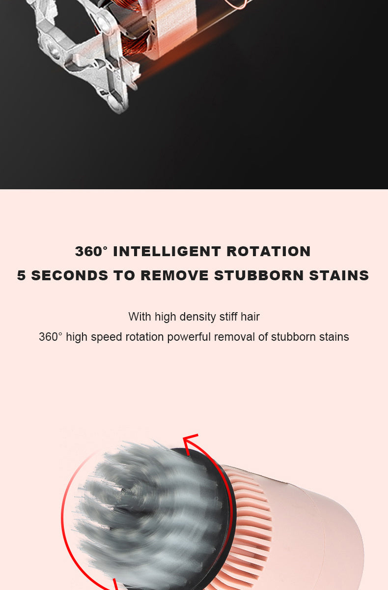 1pc Electric Spin Scrubber, Cordless Electric Cleaning Kitchenware Brush, Spinning Scrub Brush For Home Kitchen Pots Dishes