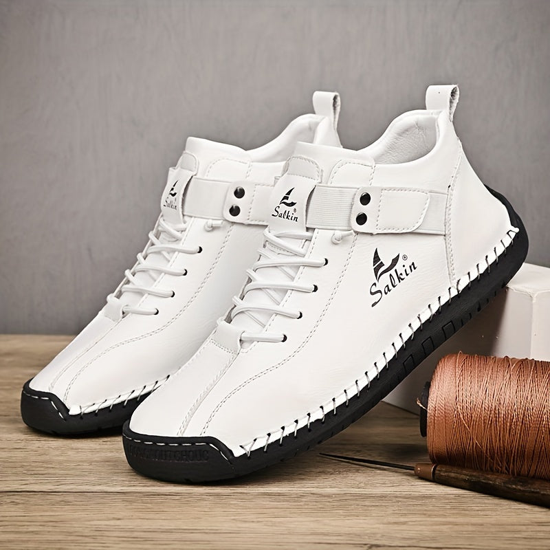New Arrival Handmade Ankle Men's Business Casual Shoes Outdoor Spring And Fall Ankle Boots Breathable Men's Shoes